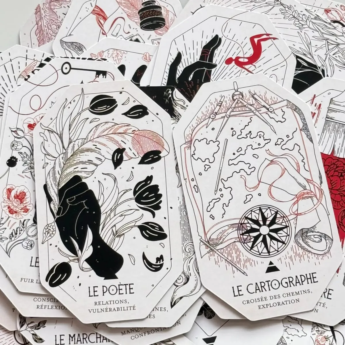 La Cittadella A Fantasy Oracle Cards Versione francese Un gioco da tavolo da 60 mazzi perfetto per la guida spirituale e i collezionisti — image 4