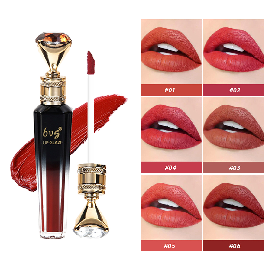Lip Gloss Durable Moisturizing Waterproof Non-fading Non-stick Cup Color Durable Velvet Matte Lip Gloss Cosmetics For Women — image 4