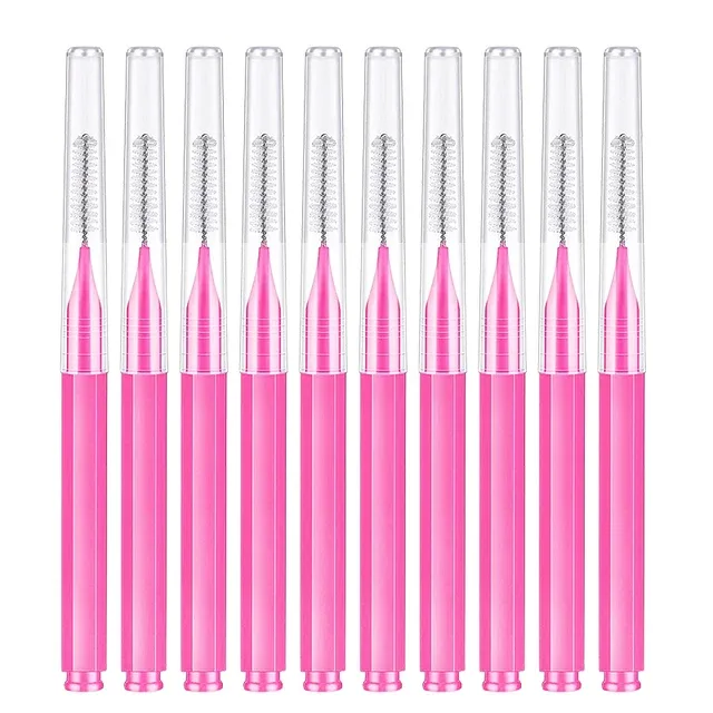 10/20 Pcs Eyebrow Brushes Mini Brow Lifting Brush Disposable Makeup Eyelash Tool Tooth Interdental Brush Lash Extension Supplies — image 8