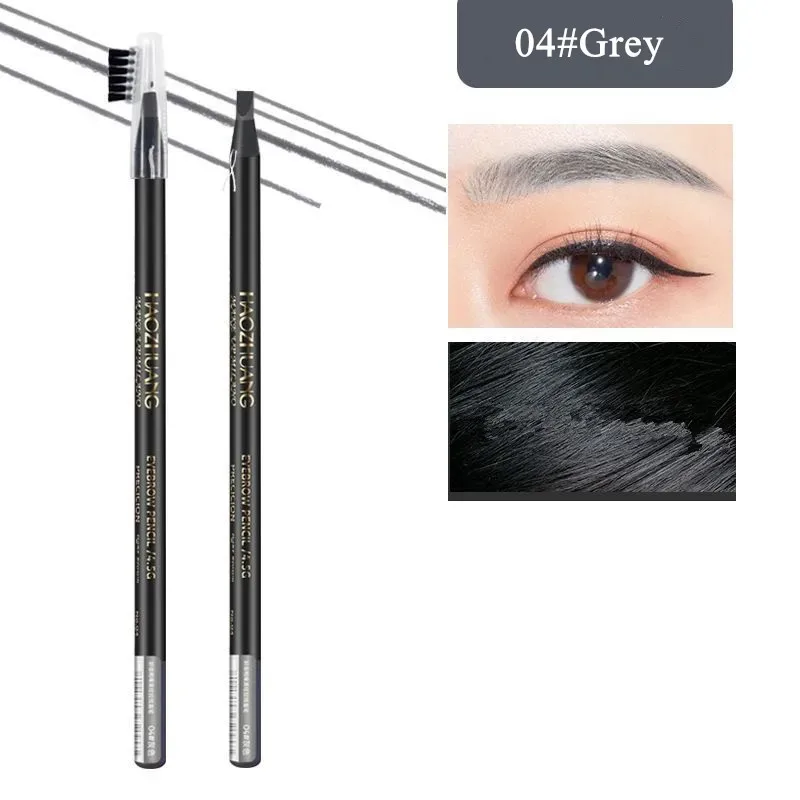 Hard Microblading Eyebrow Pen Natural Wild Brows Eye Brow Definer Enhancers Pencil Waterproof Long Lasting — image 8