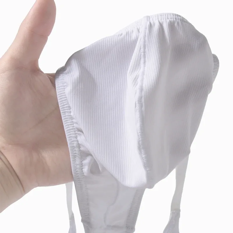 Sexy Underwear Men Bikini Briefs Cuecas Wrinkle U Pouch Men's Breathable Panties Slip Hombre Lingerie Erotic Underpants — image 7