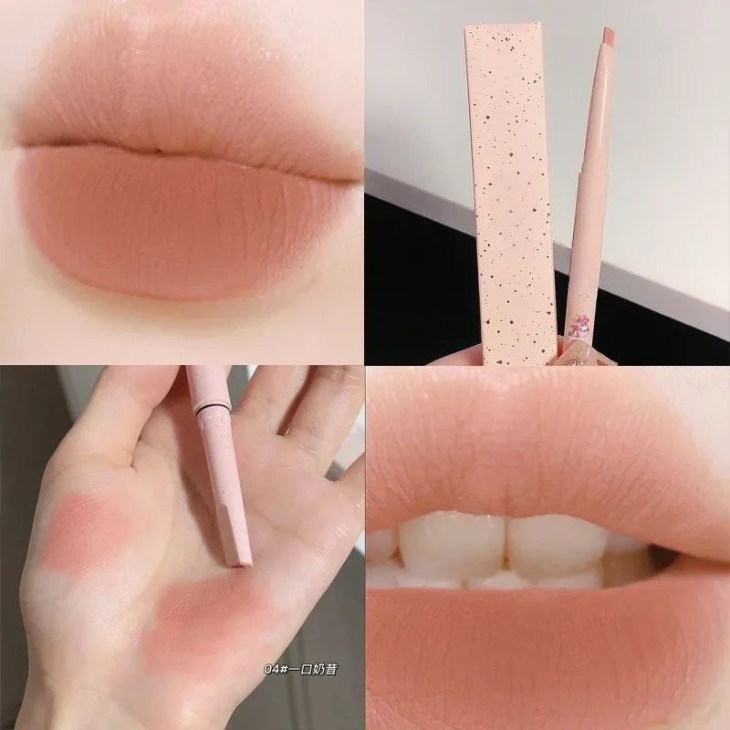 Matte Lip Liner Outline Lips Lipstick Pen Waterproof Long-lasting Color Lip Pencil Lipstick Pen