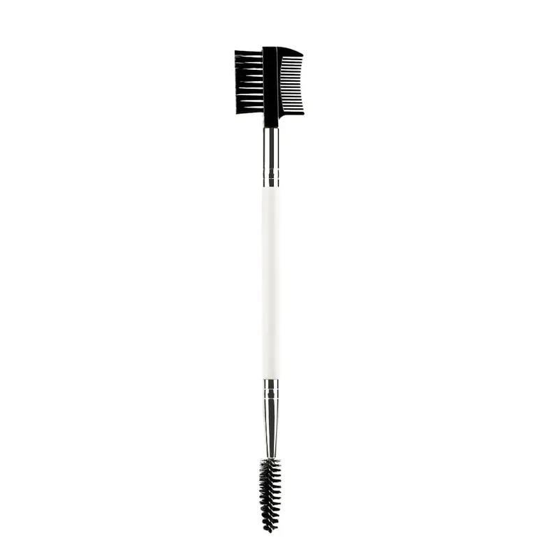1/2/5 Uds 3 cabezas moldeador de pestañas cepillo de doble cabeza herramienta de aseo de maquillaje cosmético con 3 cepillos Spoolie diferentes — image 10