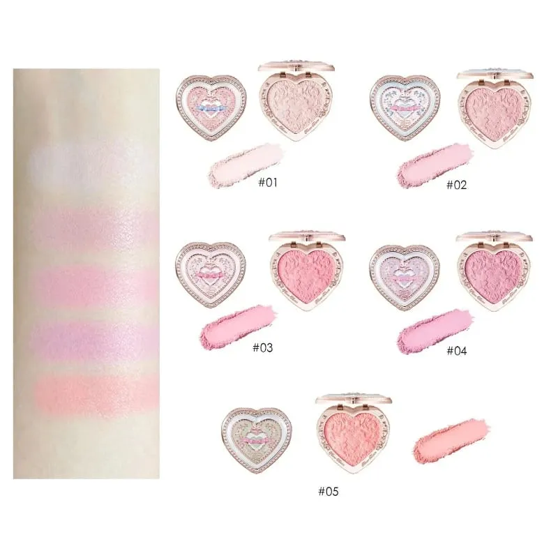 Flower Knows Bunny Garden Makeup Set - Vegan Cruelty-Free Cosmetics Box with Blush Eyeshadow Lip Gloss High-Quality Gift Set