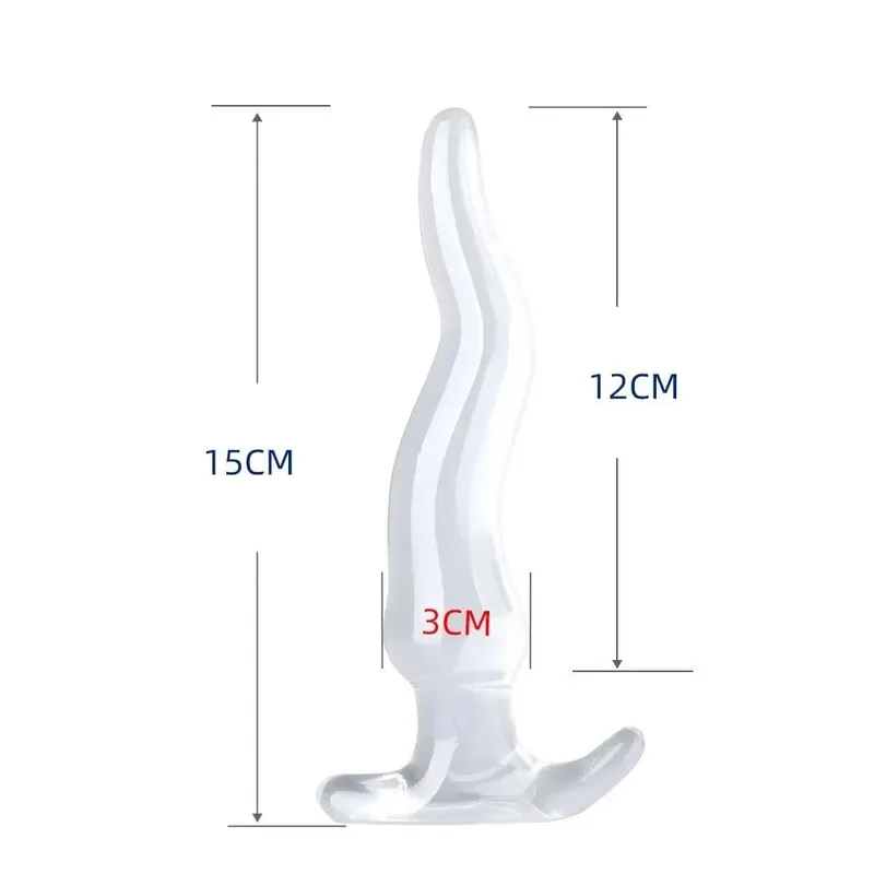 Transparent Big Dildos for Women Vagina Stimulator Anal Plug Artificial Animal Penis Female Masturbator Sex Toy Men Butt Dilator — image 9
