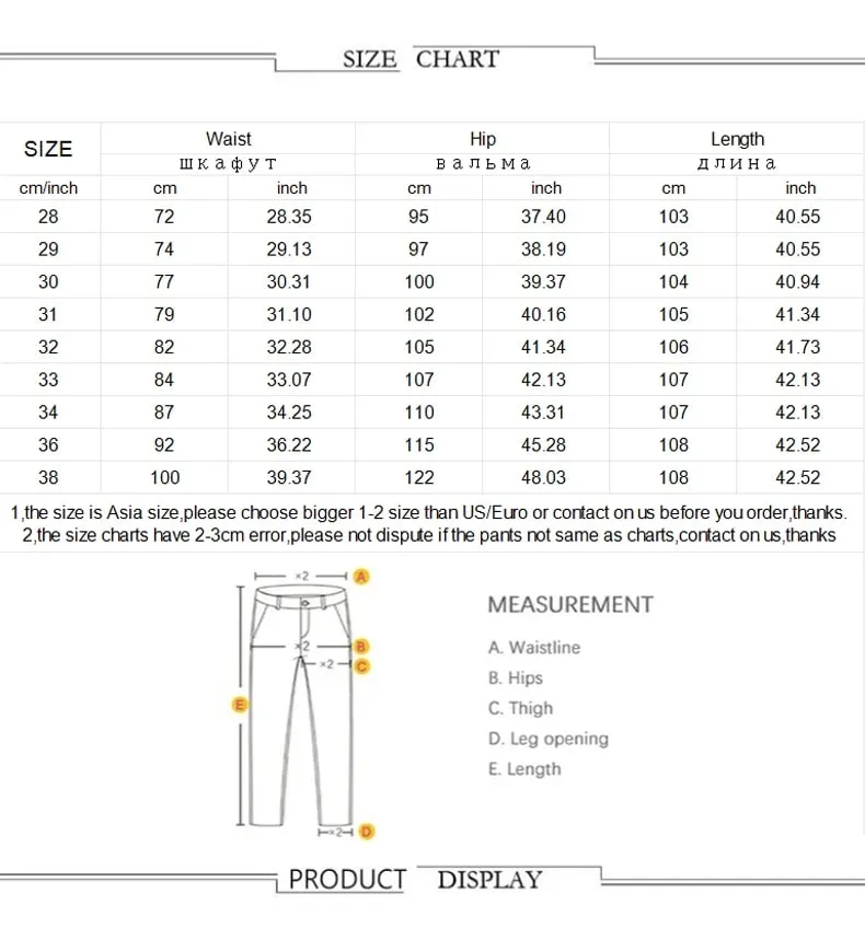 2025 סתיו גברים לבן Slim Fit ג'ינס ישר מכנסי ג'ינס מתיחה מקרית אופנה נוחה בגדי מותג גברים בגדי רחוב — image 7