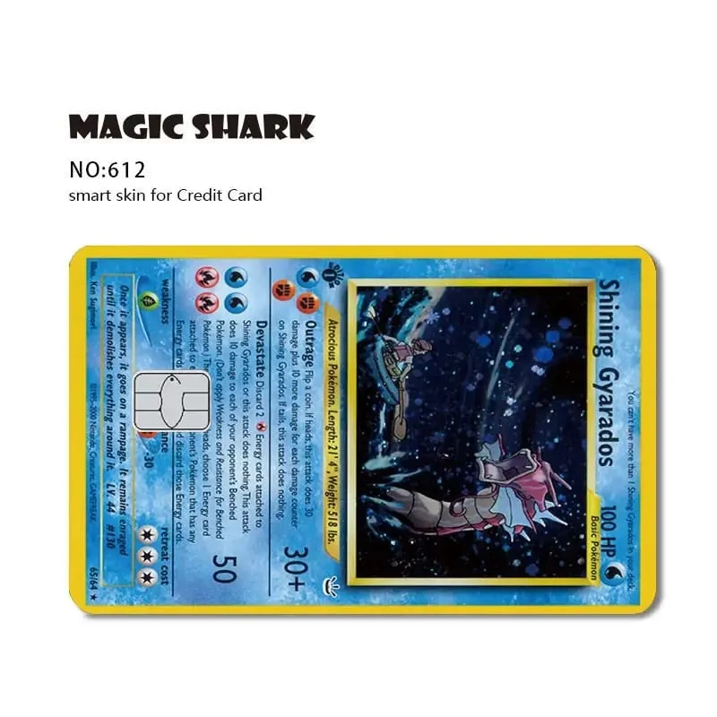 2026 New Charizard Blastoise Bulbasaur Eevee Metwo Sticker Film Skin Cover for Credit Debit Card — image 14