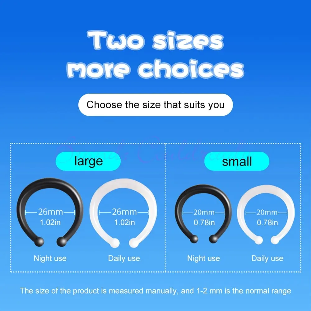 2PCS Foreskin Corrector for Men Penis Stretcher Delay Ejaculation Sex Toys Resistance Ring Daily/Night Use Cockring Male — image 3