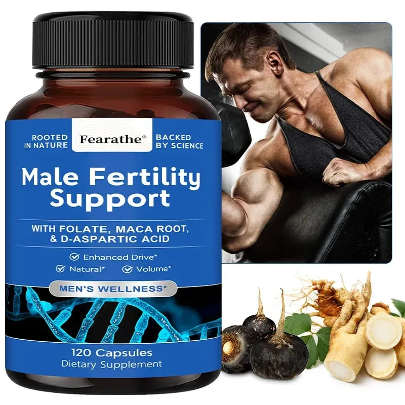 Preconception Male Fertility Supplement - Helps with Energy Levels Strength Vitamins and Minerals — image 2