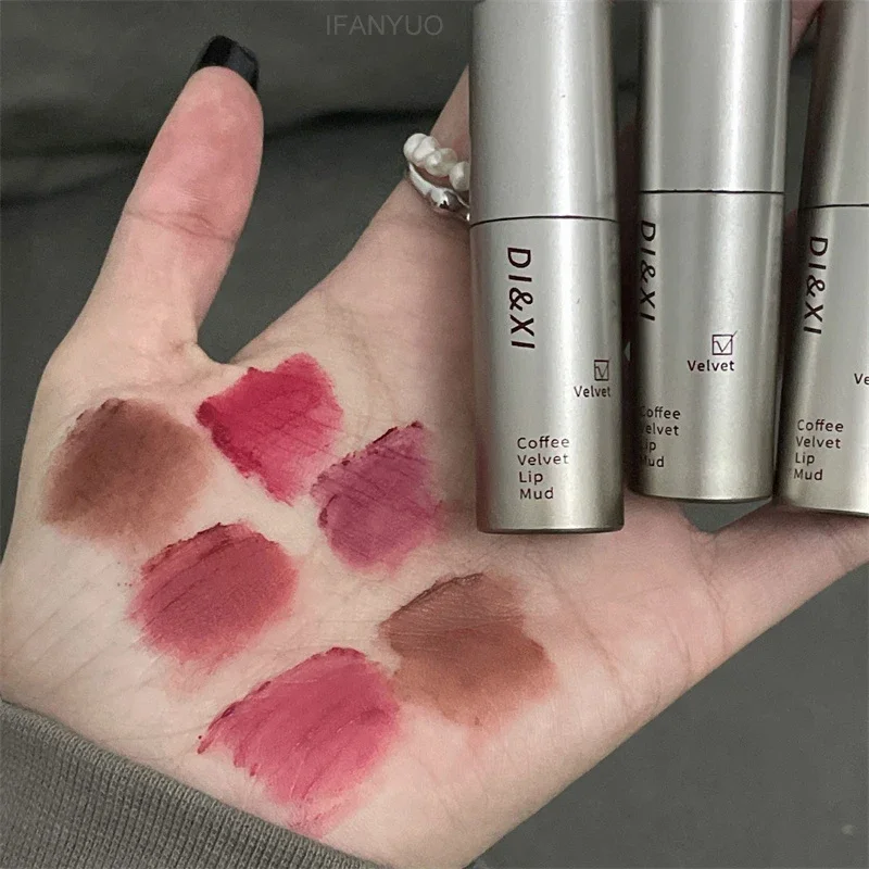 6 Color Long-Lasting Waterproof Matte Velvet Lip Gloss Mist Liquid Matte Lipstick Non-stick Cup Lip Glaze Lip Makeup Cosmetics — image 4