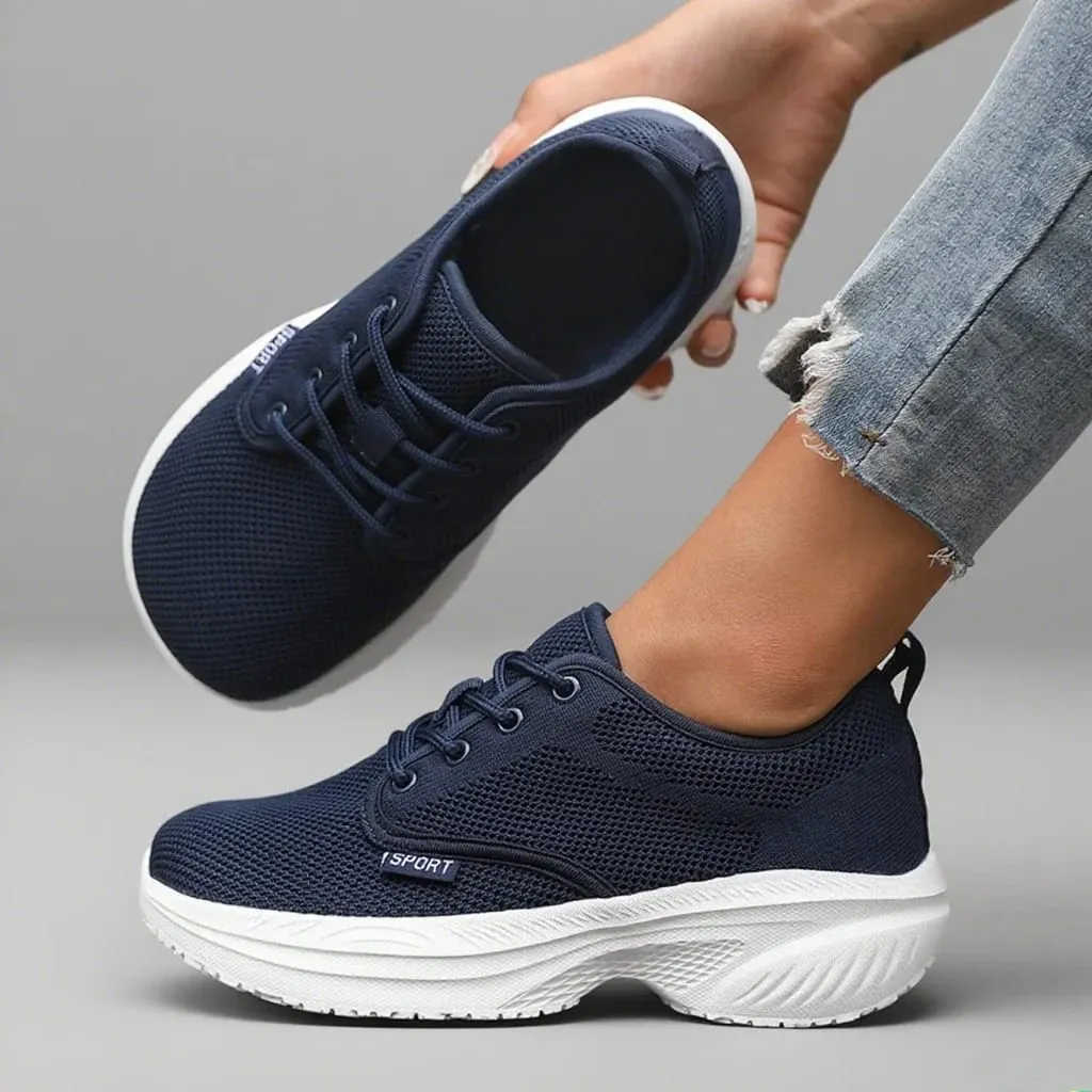 Women's Wide Toe Box Barefoot Shoes Simple Breathable Comfortable Walking Shoes Men's Outdoor Sports Wide Shoes Thick Sole — image 3