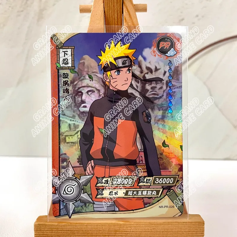 Kayou Genuine Anime Naruto Card PR Full Series No.01-38 Single Card Rare Card Collection Game Naruto Uzumaki Children's Toy Gift