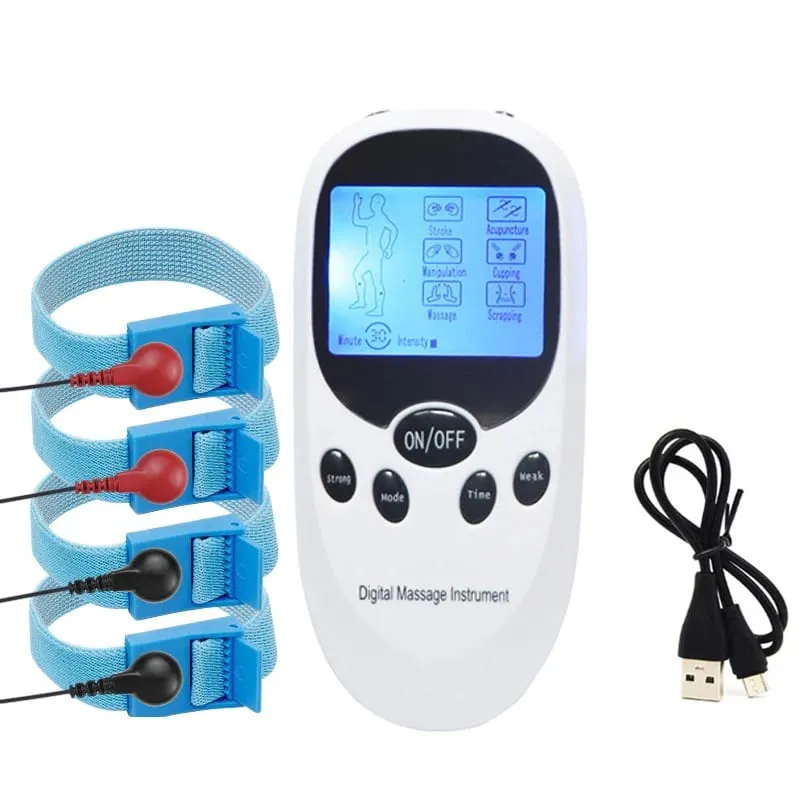 Electric Shock Conductive Fibers Penis Ring Cock Therapy Extender E-stim Massage BDSM Gay Sex Product Kit for Men Masturbation