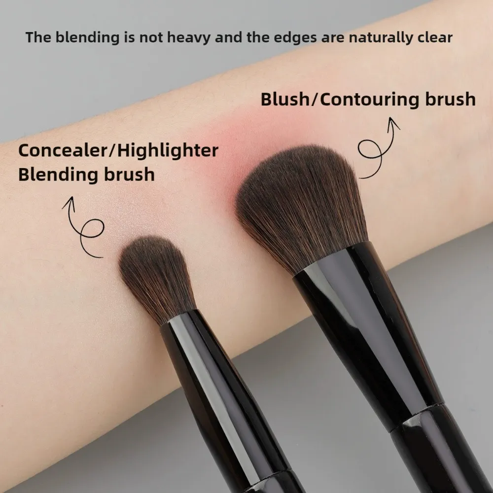 Double Head Makeup Brush 2 In 1 Blush Brush Concealer Highlighter Powder Brushes Blending Contouring Brush Beauty Make Up Tools — image 3