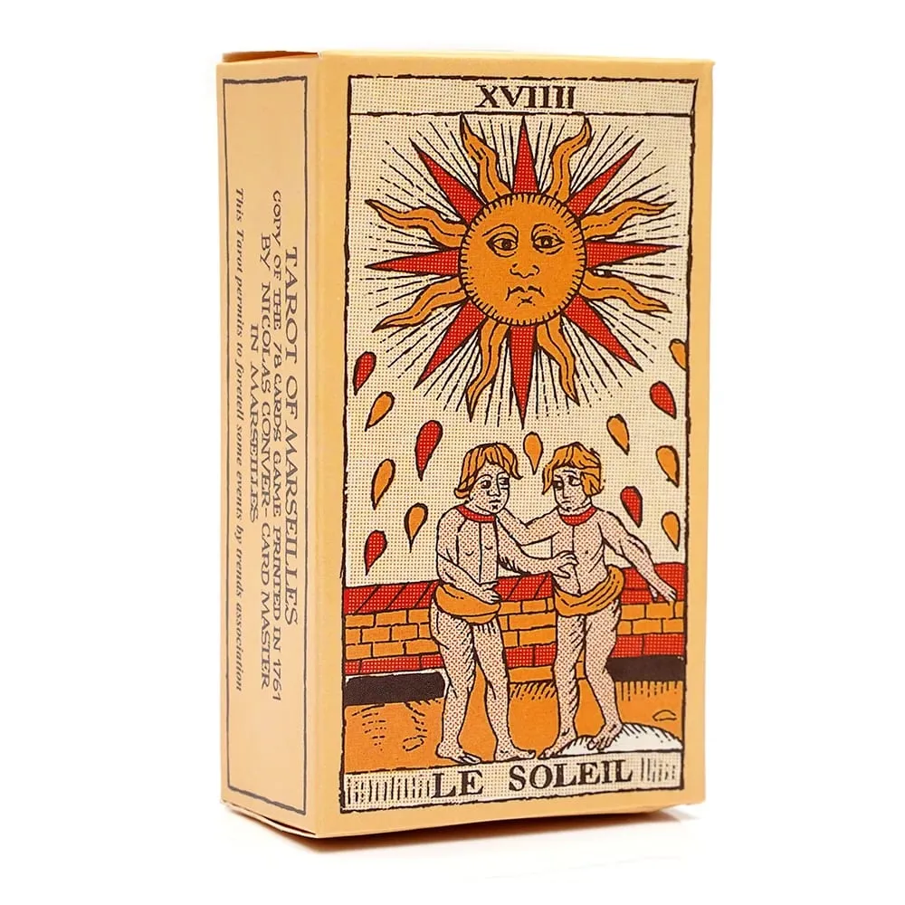 Français Tarot de Marseille Tarot Cards de Conver 78 Lames booklet French 78 Card of The Tarot de Marseille Published Board Game