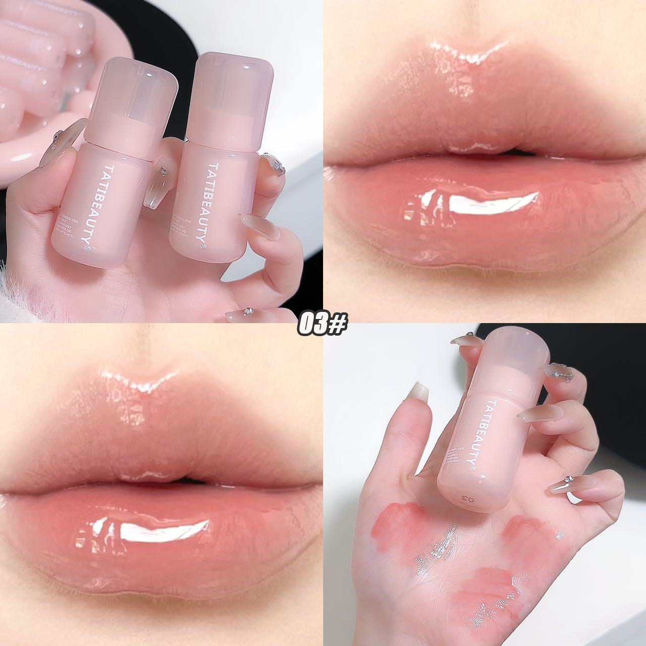 Mirror Water Lip Gloss Crystal Jelly Lipstick Hydrating Plumping Moisturizing Colored Lip Tint Lips Care Makeup Beauty