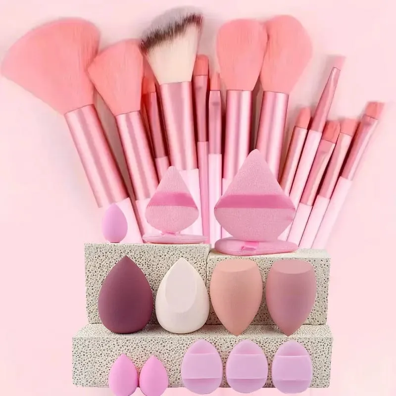 24 ks Sady štětců na make-up Profesionální kosmetické štětce Pudr na obočí Podkladová báze Stíny Pinceaux Make-up Nástroje — image 15