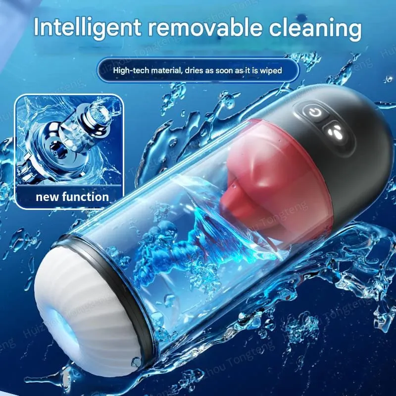 Male Masturbator Penis Training APP Control Automatic Masturbation Cup Licking Blowjob Masturbator 9 Powerful Modes Sex Toys Men — image 4