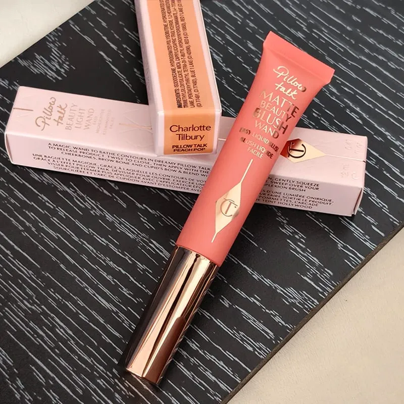 New Charlotte Tilbury Two Color Heart Shaped Powder Blusher Setting Spray Oil Control Powder Blusher Air Cushion Pen Cosmetic — image 24