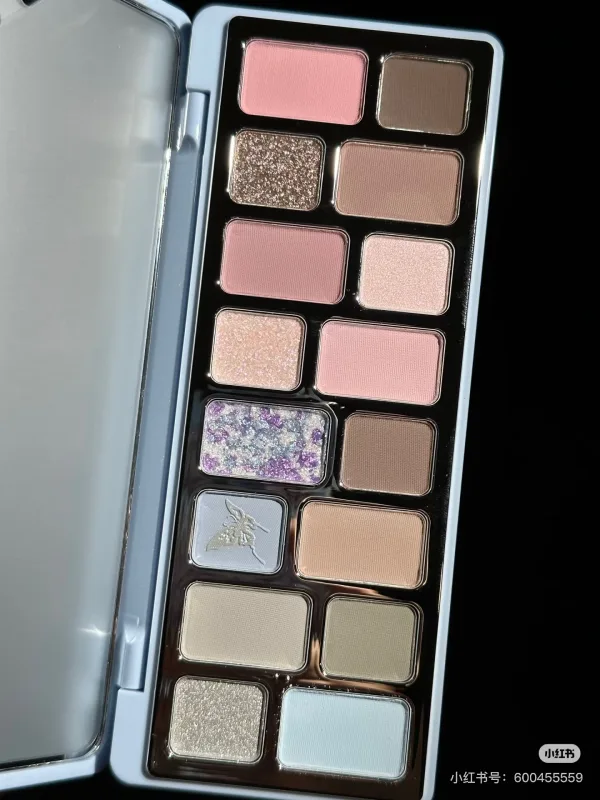 Cheeryep QianYan 16 Colors Eye Shadow Palette Pink Brown Cowboy Blue Smoky Multicolor Matte Pearl Y2K Eye Makeup — image 15