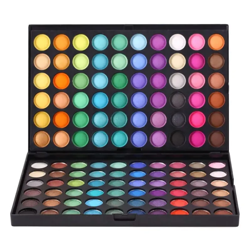 120 Color Makeup Palette Professional Nude Eyeshadow Kit Waterproof Matte Shimmer Glitter Eyeshadow Palette — image 4