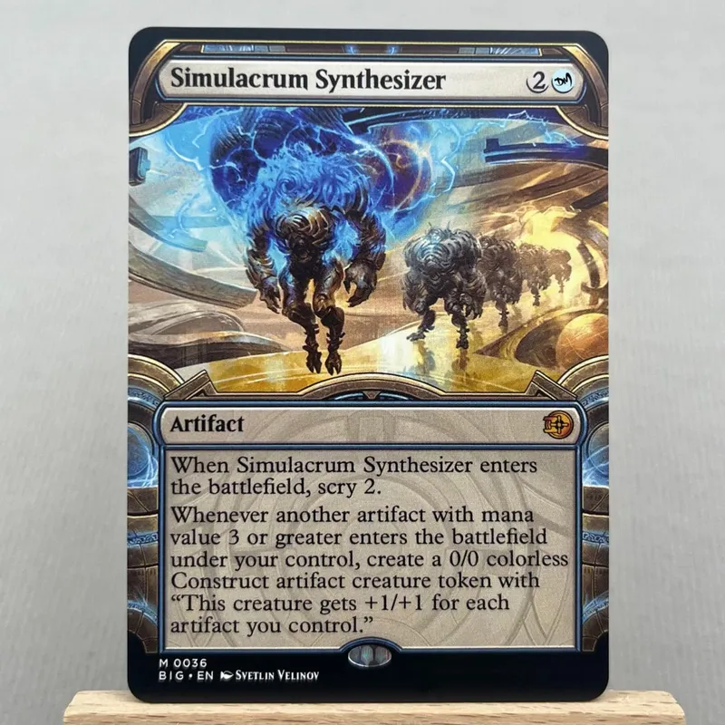 BIG MH3 OTJ OTP HOLO7-Ⅰ01 TCG Cards Proxys Simulacrum Synthesizer and Power Vaultborn the Tyrant Ulamog — image 4