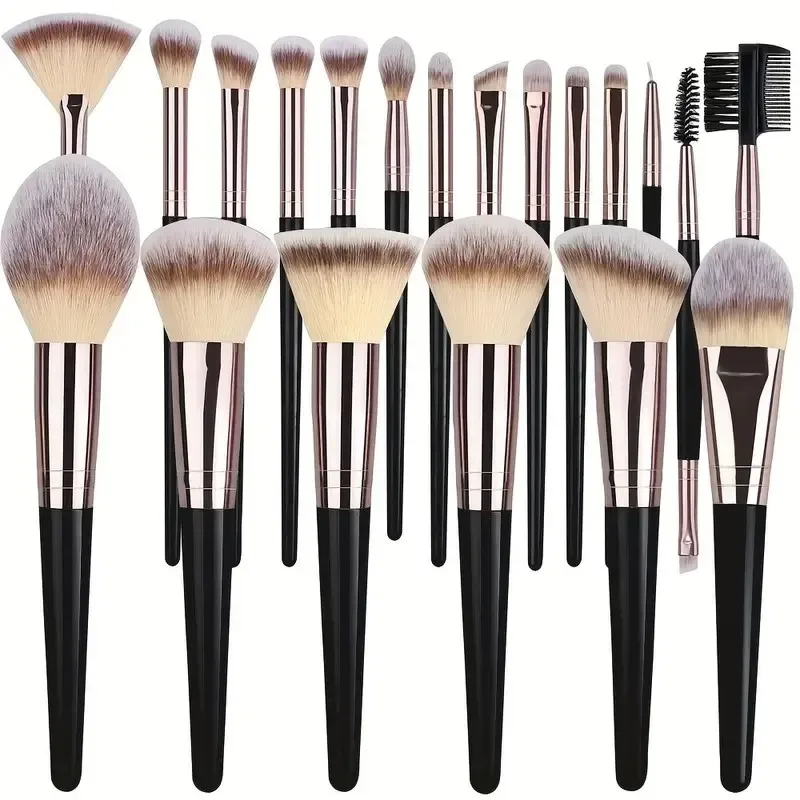 3/20PCS Makeup Brushes Set Professional Foundation Eyeshadow Blush Highlighter Concealer Blending Brush Fluffy Women Beauty Tool — image 12