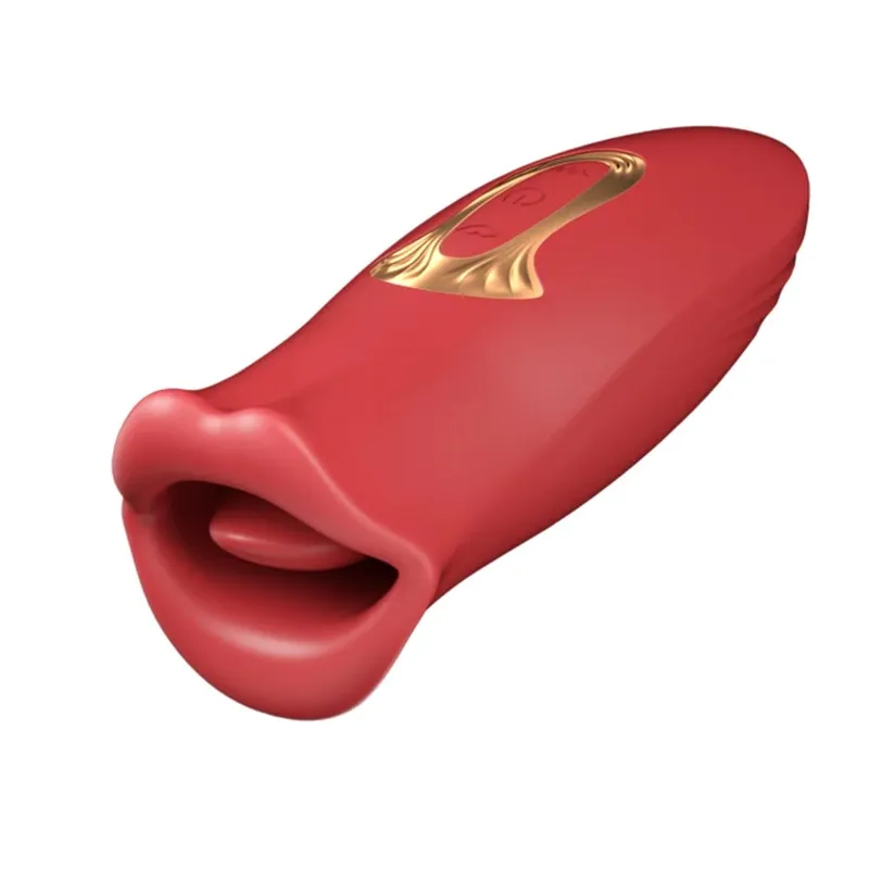 G-Punkt-Vibrator für Damen, Dildo, Zungenlecken, Saugen, Nippel- und Klitoris-Stimulator für weibliche Masturbation, echtes Gefühl, Silikon, für Erwachsene
