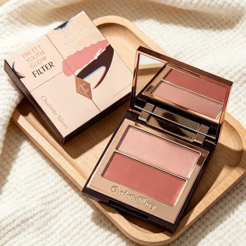 Charlotte Tilbury CT Blush Set Blush Liquid Blush Cushion Pen Two-color Highlights 4-Colors Blush Platte Makeup Cosmetic Beauty — image 25