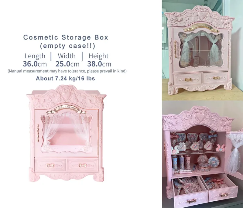 Flower Knows Knight Unicorn Storage Box Makeup Organizer Cosmetic Storage Desktop Vanity Organizer Cute Aesthetic Fantasy — image 6