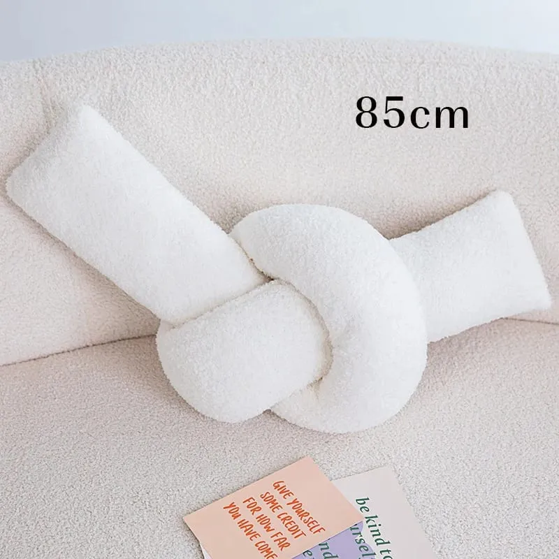 60-95CM Creative Iron Chain & Knot Pillow Stuffed Soft Sofa Cushion Nordic Style Home Plush Decoration Irregular Shaped Plush — image 19