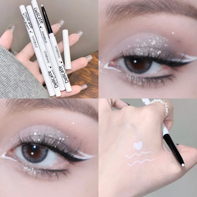 Waterproof Matte Gel Eyeliner Pencil Smooth Black White Eyeliner Matte Eye Liner Pen Long Lasting Eyes Makeup Beauty Cosmetics
