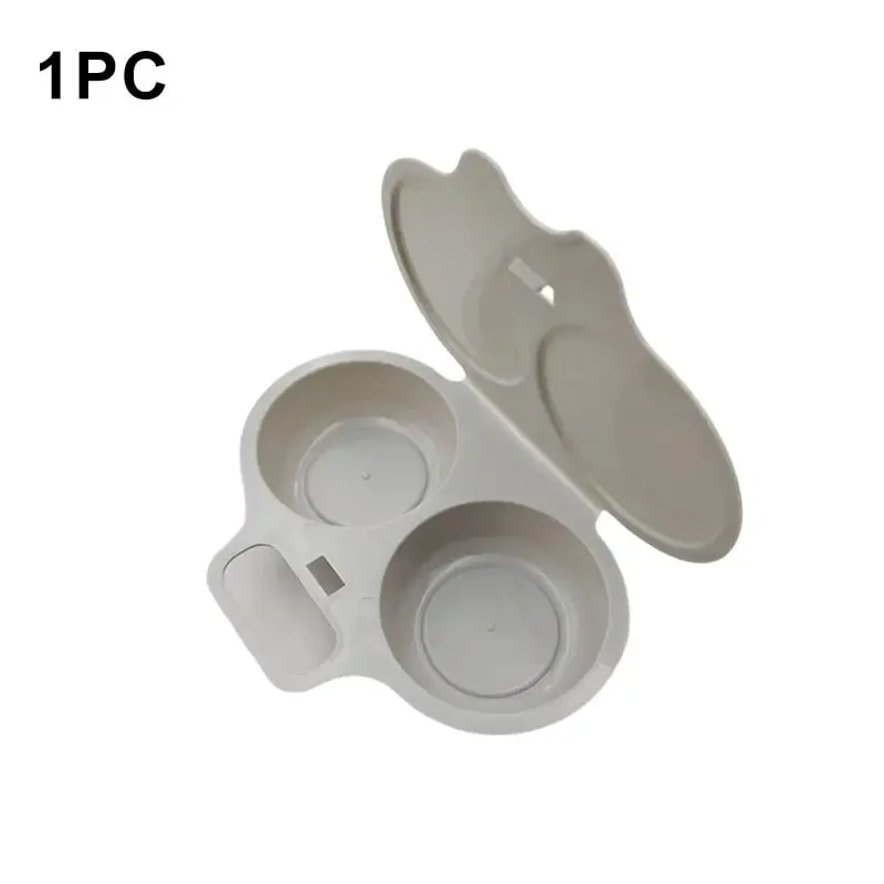 Forno de microondas de plástico ovo cozinhar molde cozinha cozinhar molde ovo poacher cozinha gadgets ovo frito ferramenta bonito diy torradas pão — image 8