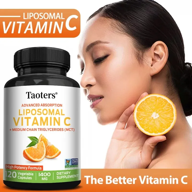 Liposomale vitamine C 1400 mg - Bevordert de collageenproductie Immuunondersteuning Krachtige antioxidant — image 1