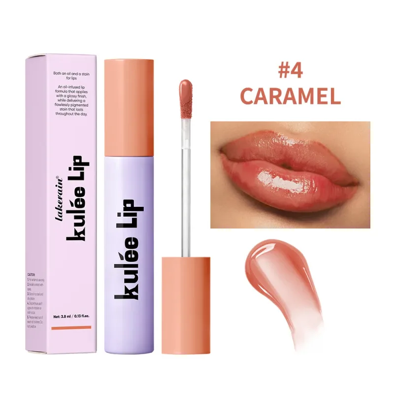 Stain Tinted Lip Oil Long Wear Moisturizing Shiny Lip Gloss Soft Texture Non Sticky Repair Chapped Lips Daily Women Beauty Lip C — image 11