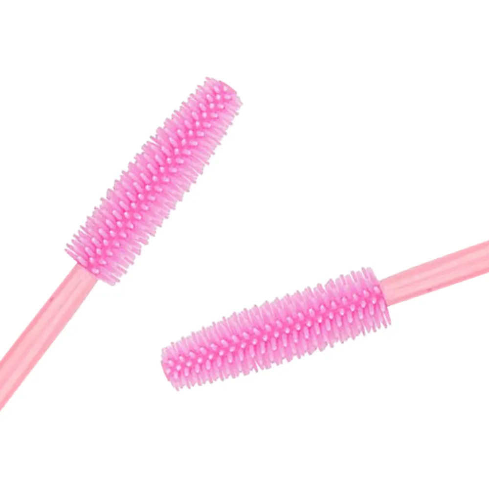 50/100pcs Eyelash Brush Silicone Eyelashes Brushes Mascara Wands Applicators For Woman Lash Eyebrows Cosmetic Makeup Tool — image 3
