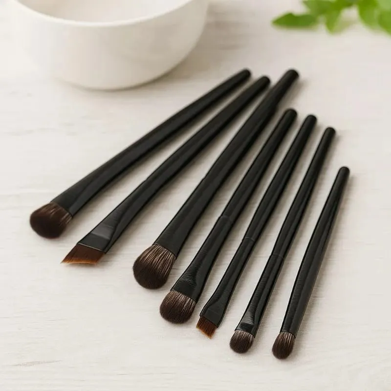 5/6PCS Professional Eyeshadow Brush Set Soft Contouring Eyeliner Eyebrow Makeup Brushes for Women Cosmetic Beauty Tools Kit — image 2