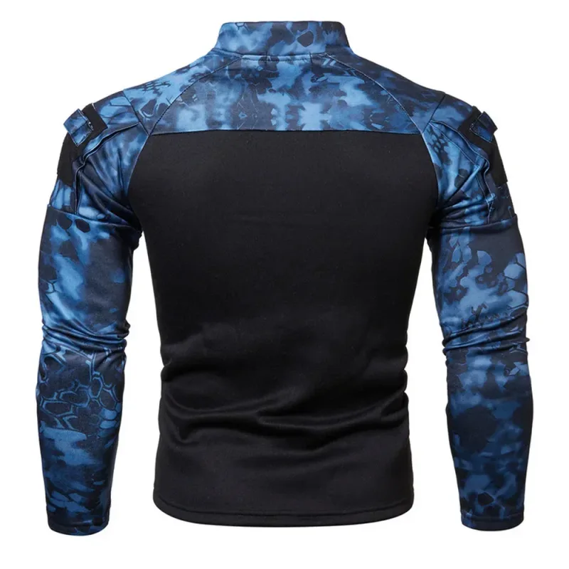 New Pullovers Outdoor Sweatshirt Men Casual Slim Uniform Camouflage Hoodie Clothes Jogging Sweatshirts Long Sleeve Tops — image 12