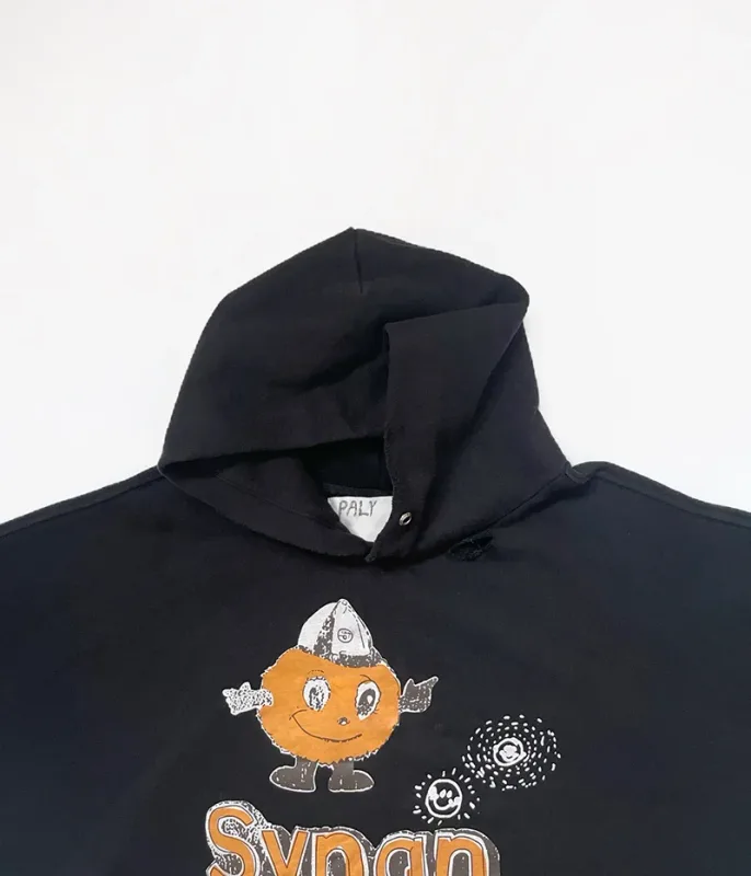 Nieuwe Oversize PALY Hoodies Heren Vrouw Gewassen Zwart Beschadigd Beste kwaliteit Casual Vintage Vest Zip Sweatshirts