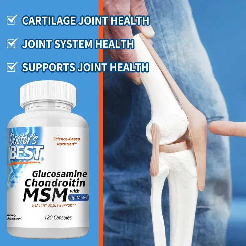 Glucosamine Chondroitin MSM with OptiMSM Joint Support Helps with Joint Mobility Overall Health — image 3