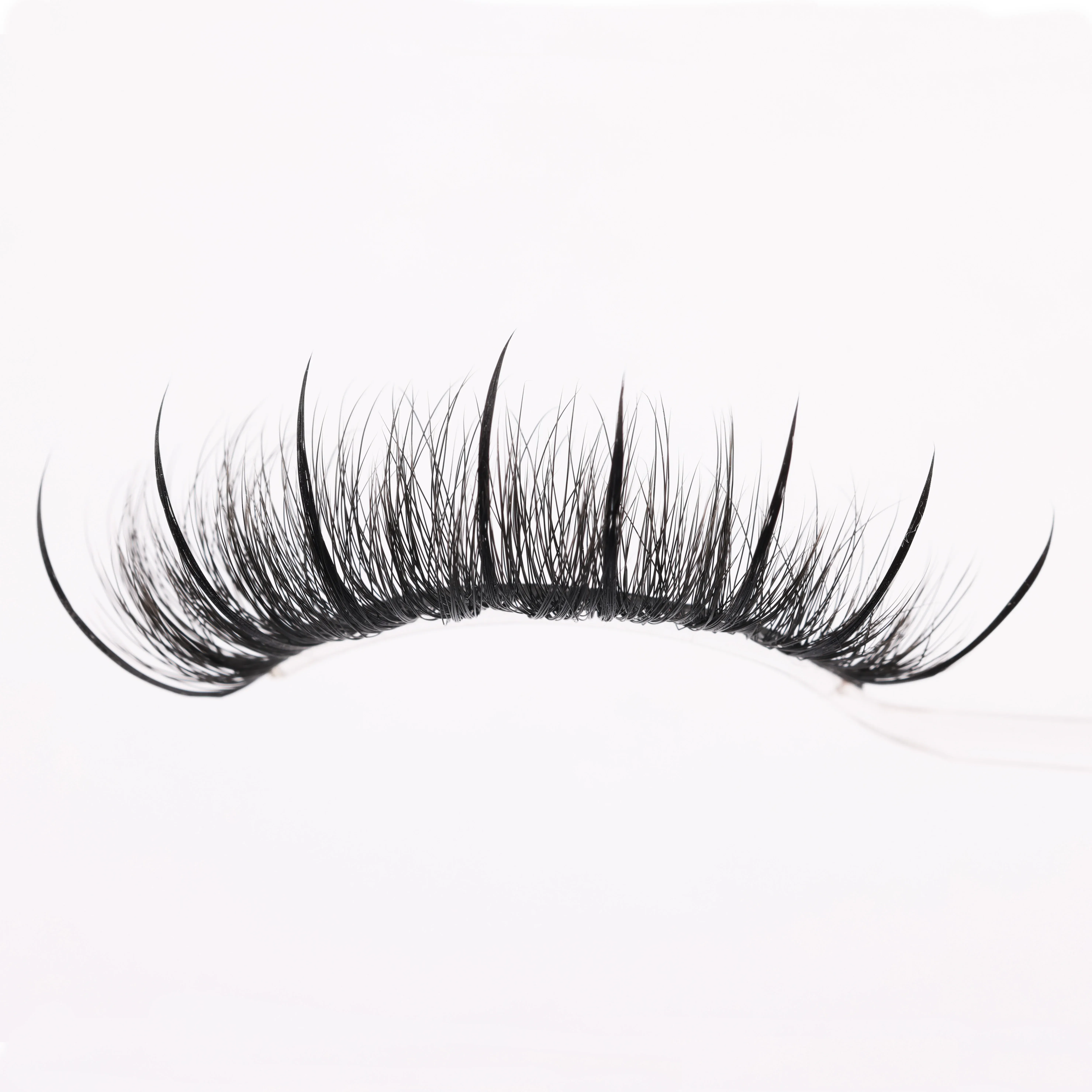 Wet Lash Spikes Volume Fluffy Full Strip Lashes Makeup Accessories Faux Mink Eye Lashes Vendor Wet Manga Lashes False Eyelashes — image 3