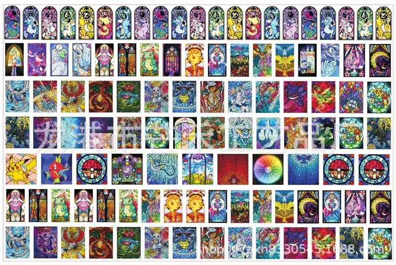 البوكيمون الاكريليك DIY بها بنفسك التصحيح Kawaii قلادة على شكل خاص قطع أنيمي الكرتون على الوجهين الطباعة المفاتيح دبوس المواد — image 16