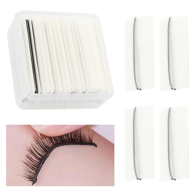 5 paires de faux cils auto-adhésifs Manga de Style mixte, sans colle, bande naturelle réutilisable, pour le maquillage quotidien des yeux — image 10