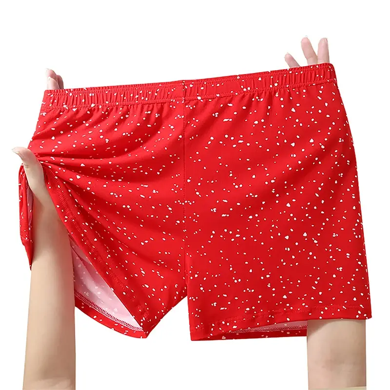 5 pçs novo estilo calcinha masculina polka dot aro calças com cantos planos pele macia amigável calças gordas respirável roupa interior masculina — image 8