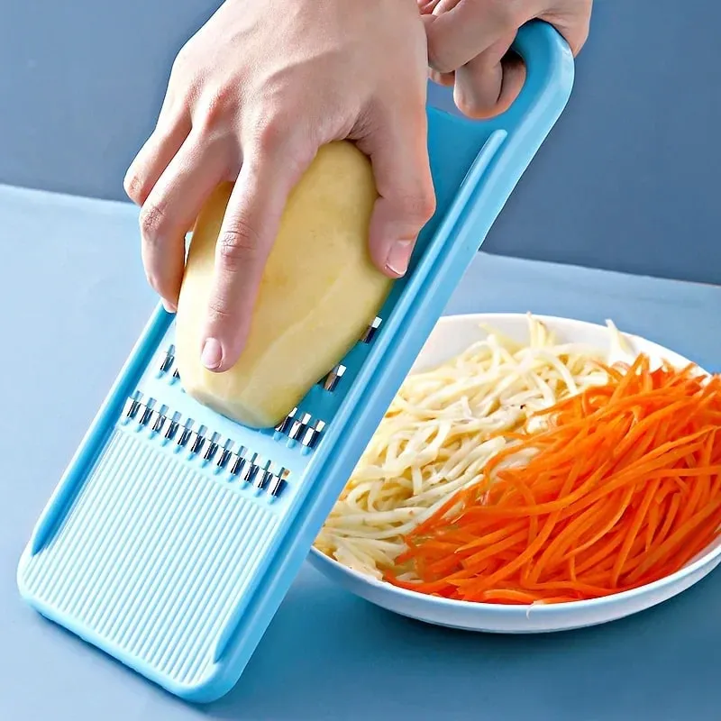 Manual Potatoes Carrots Cucumbers Slicer Stainless Steel Shredder Portable Kitchen Gadgets Kitchen Accessories Kitchen Tool — image 1
