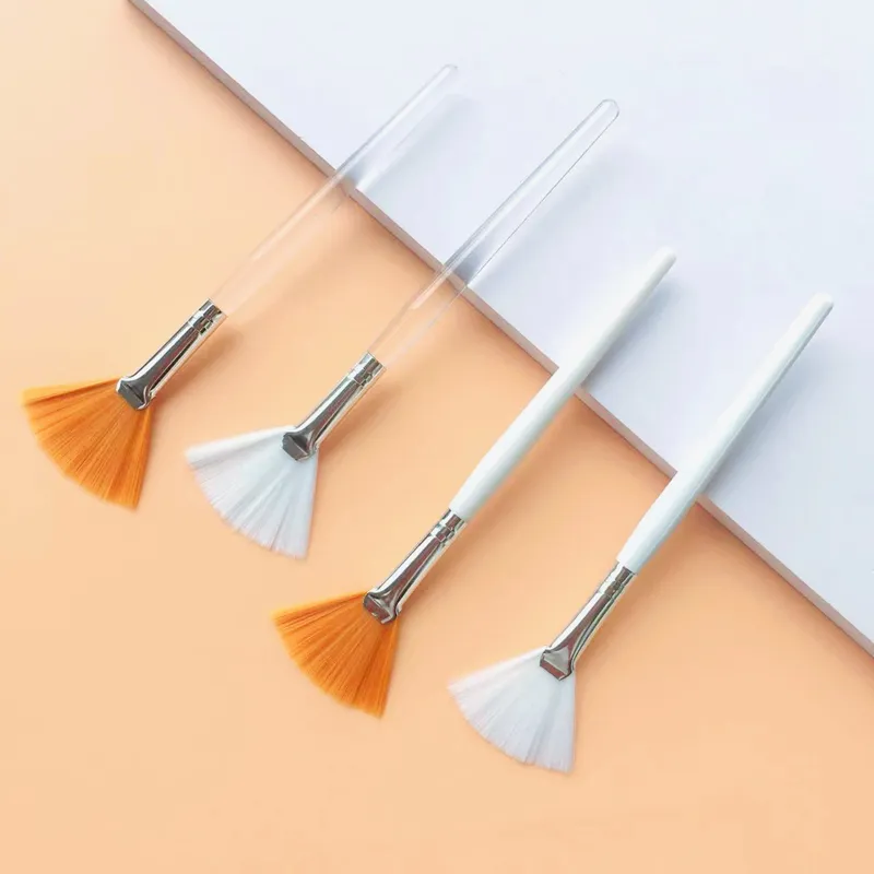 10/20/50pcs Fan Shape Facial Mask Brush Multifunctional Makeup Brushes Essential Oil Women Facial Body Beauty Makeup Tools Brush — image 6