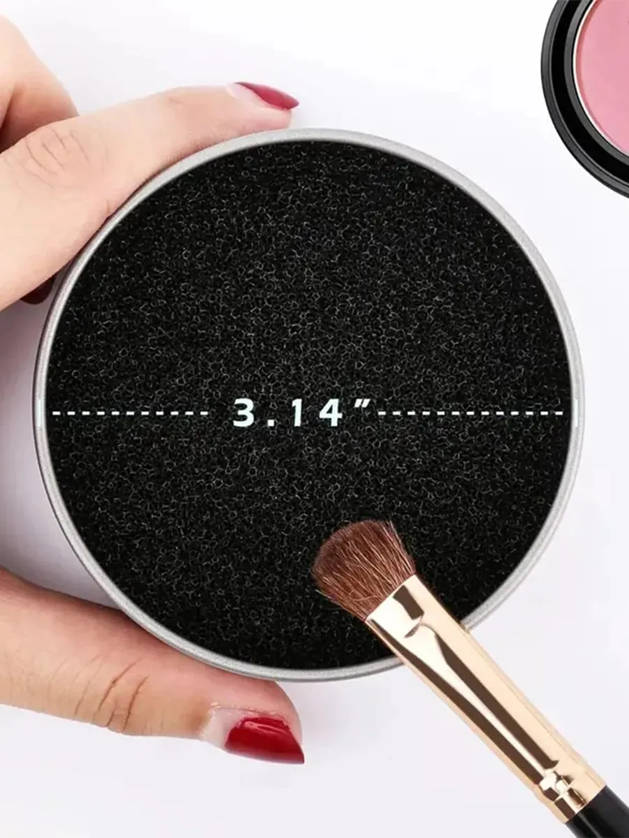 Makeup Brushes Cleaner Sponge Dry Cleansing Make Up Brushes Cleaner Eye Shadow Eyebrow Blush Color Removal For Outdoor Travel — image 5