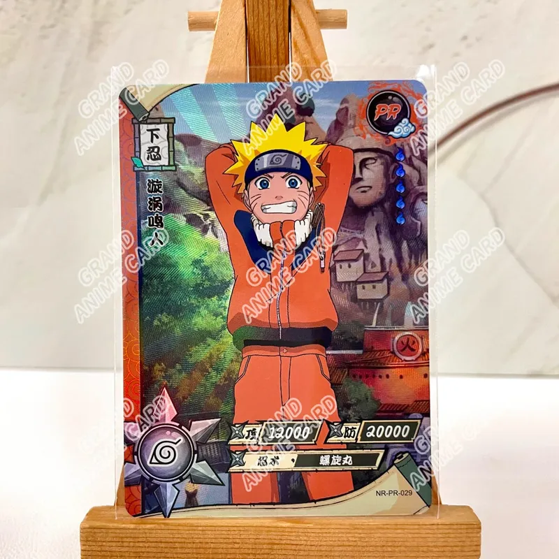 Kayou Genuine Anime Naruto Card PR Full Series No.01-38 Single Card Rare Card Collection Game Naruto Uzumaki Children's Toy Gift