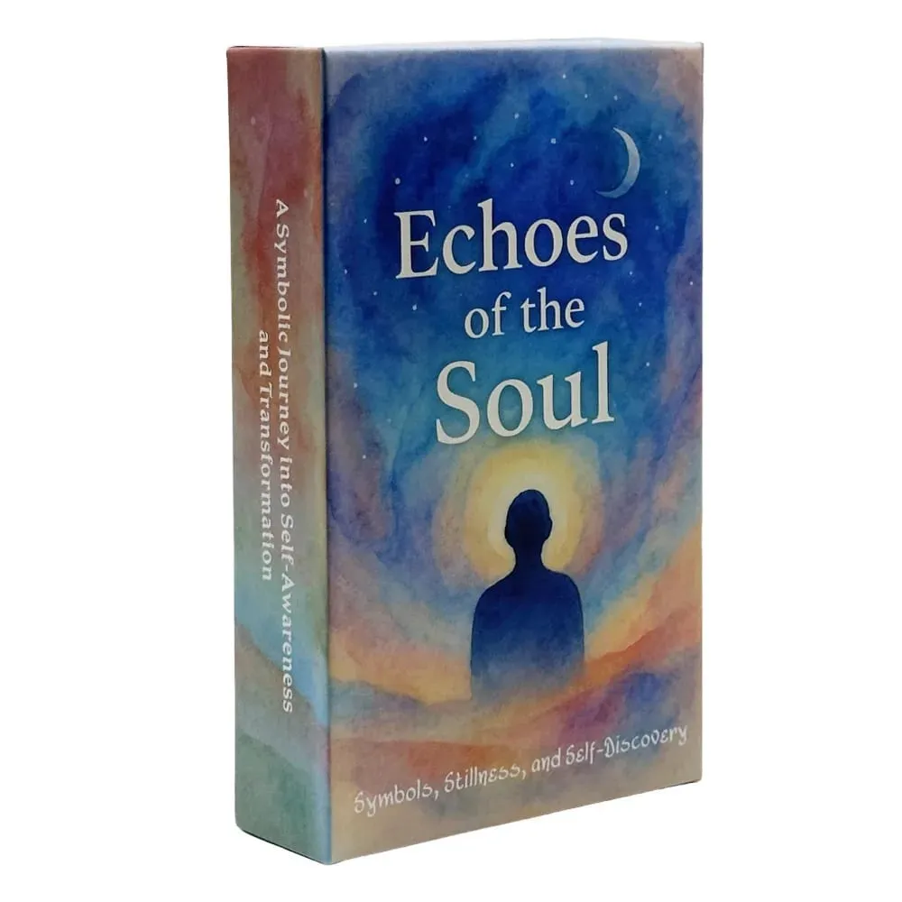 54 Card Echoes Of The Soul Deck for Self-Discovery and Tranquility 13x8cm Size Perfect for Ages 14+ Spiritual Divination Card