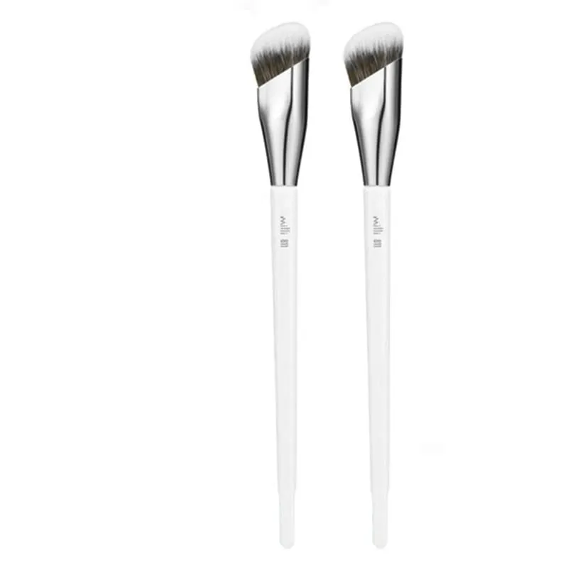 1pc White 811 Corrector Makeup Brushes Angled Liquid Foundation Base Make up Brush Detail Face Essential Concealer Beauty tool — image 8